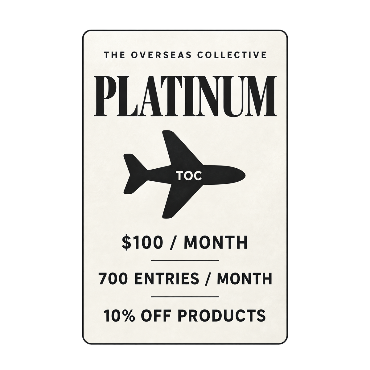Platinum Status | Membership